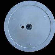 Froozen ice glas wall ceiling lamp D= 50cm 1970s Germany