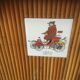 Ensemble bar en rotin bambou et ses 2 tabourets