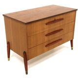 Commode scandinave en teck, Bröderna Gustavssons, Markaryd, Suède, 1960