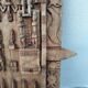 Old carved Dogon attic door – Mali – traditional lock