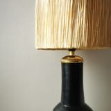 Black ceramic lamp