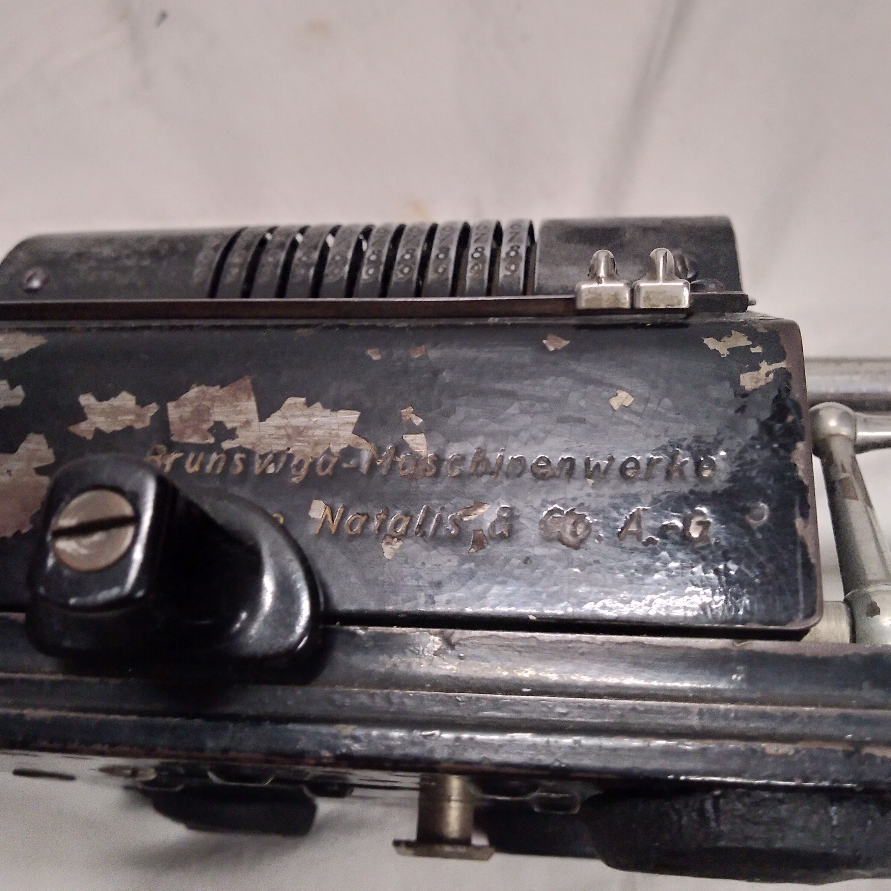 Brunsviga calculating machine circa 1900