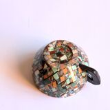 Neriage mosaic tea set by Jean Gerbino, Vallauris.