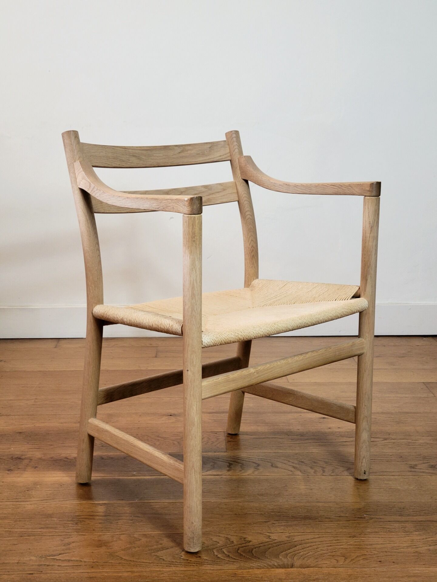Ensemble de 6 chaises de salle à manger modèle CH46 et CH47 par Hans J. Wegner