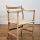 Ensemble de 6 chaises de salle à manger modèle CH46 et CH47 par Hans J. Wegner