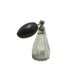 Art Deco Bohemian bronze and crystal perfume bottle, 1950s