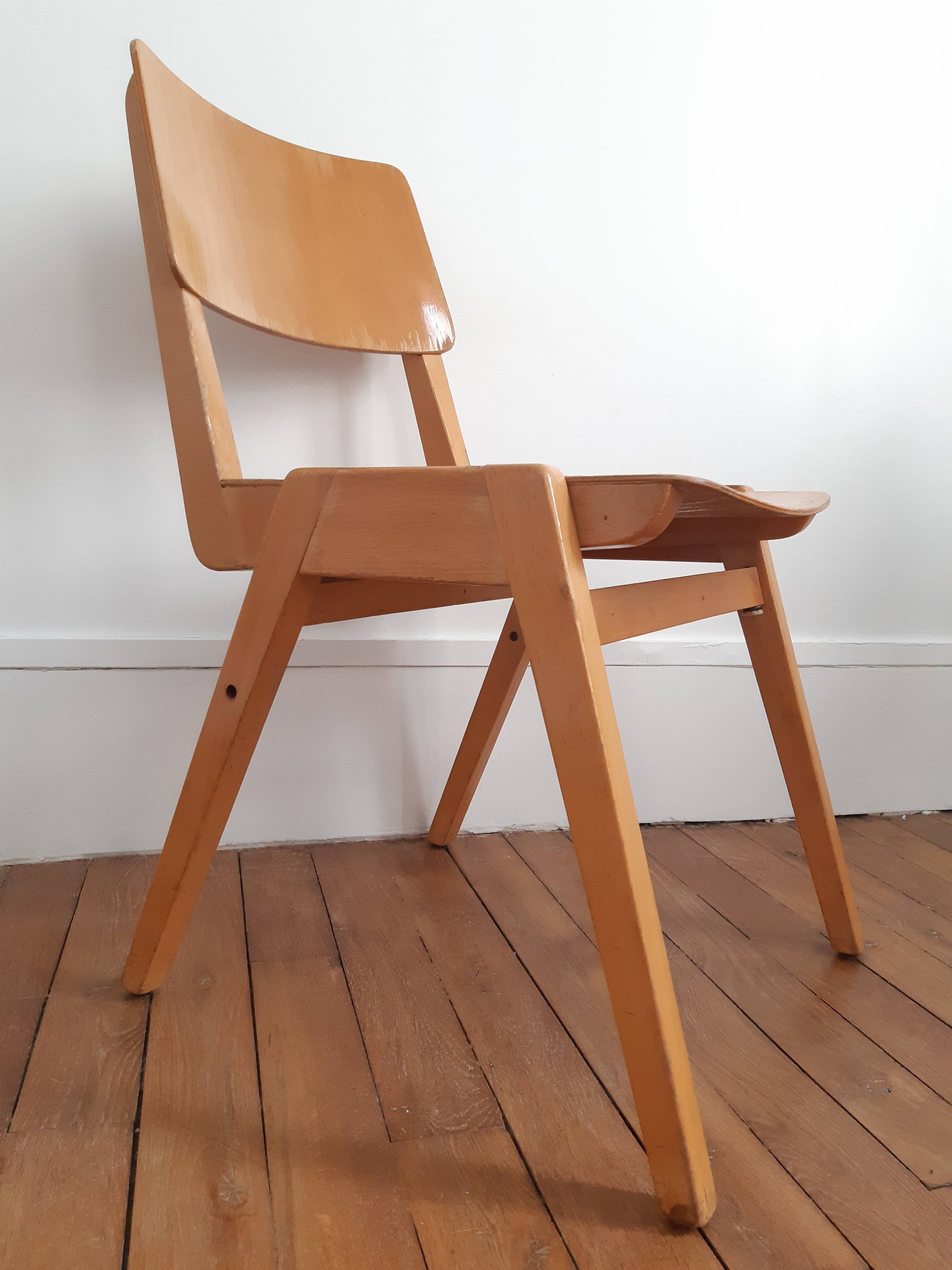Scandinavian wooden chair