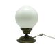 Art Deco table lamp, white glass, Poland, 1930s.