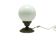 Art Deco table lamp, white glass, Poland, 1930s.