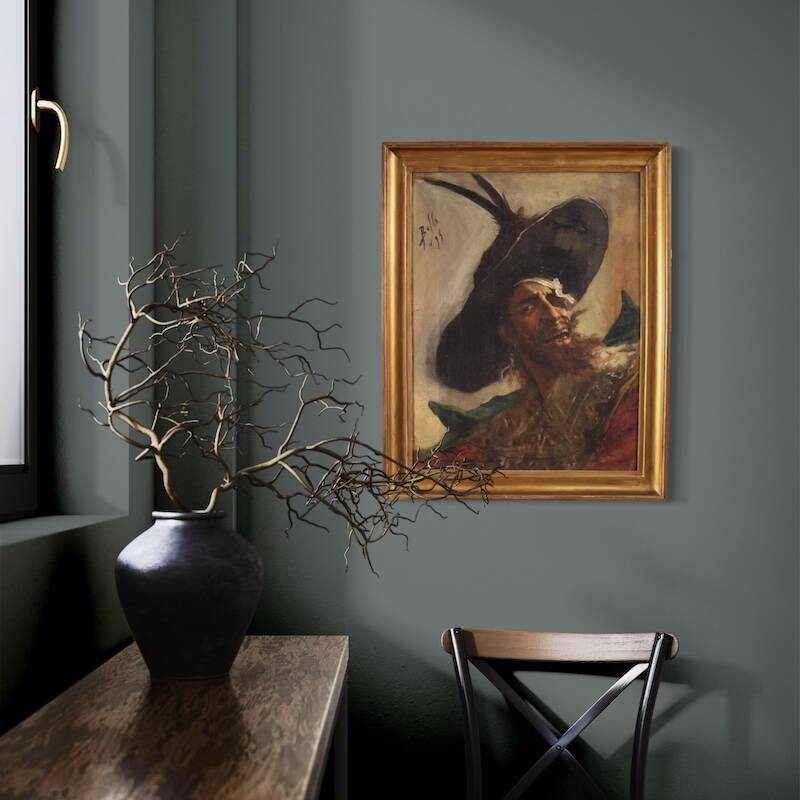 Spanish painting portrait of a pirate 1895