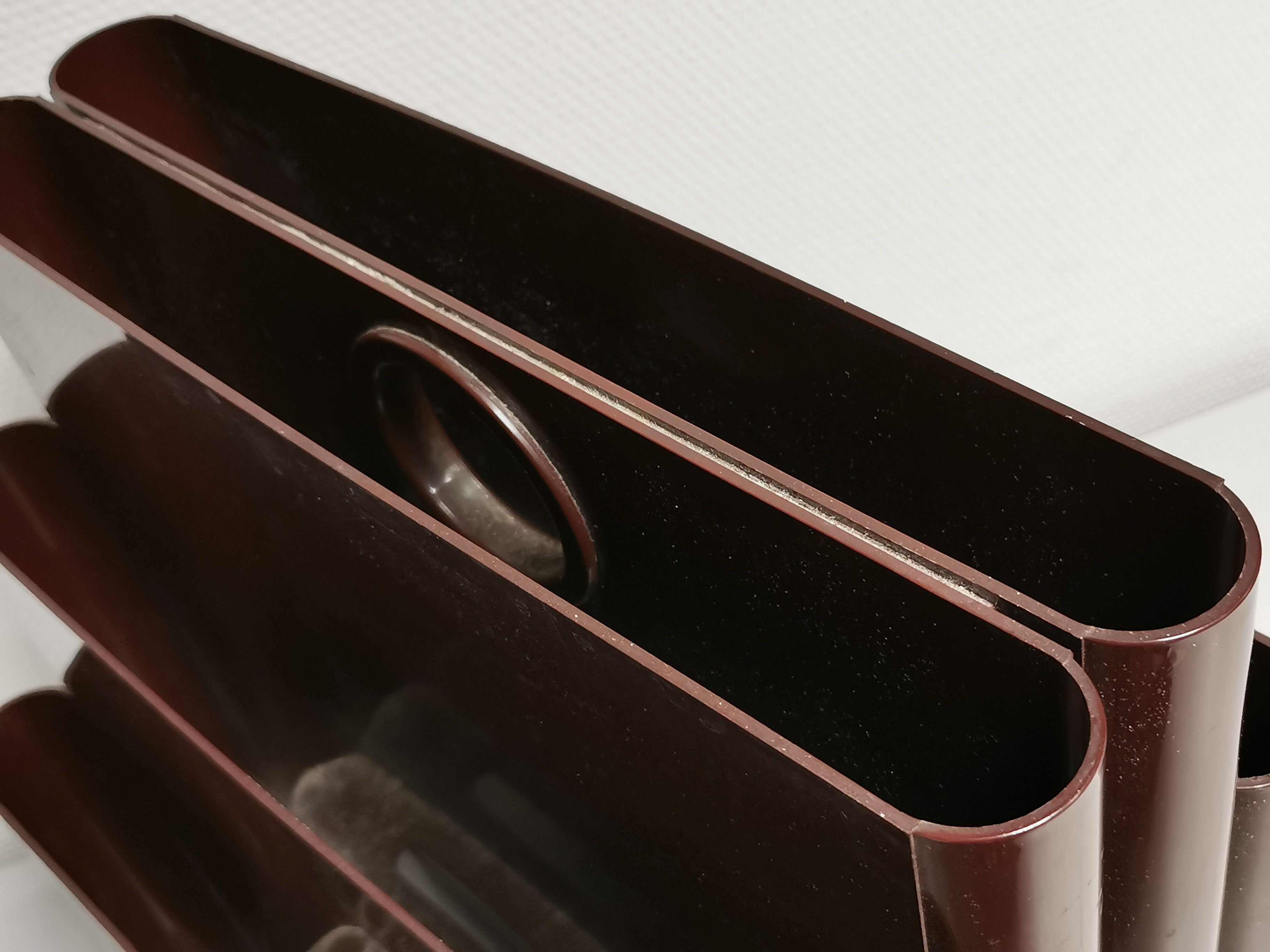 Vintage magazine holder 60's Kartell G.Stoppino, Italy