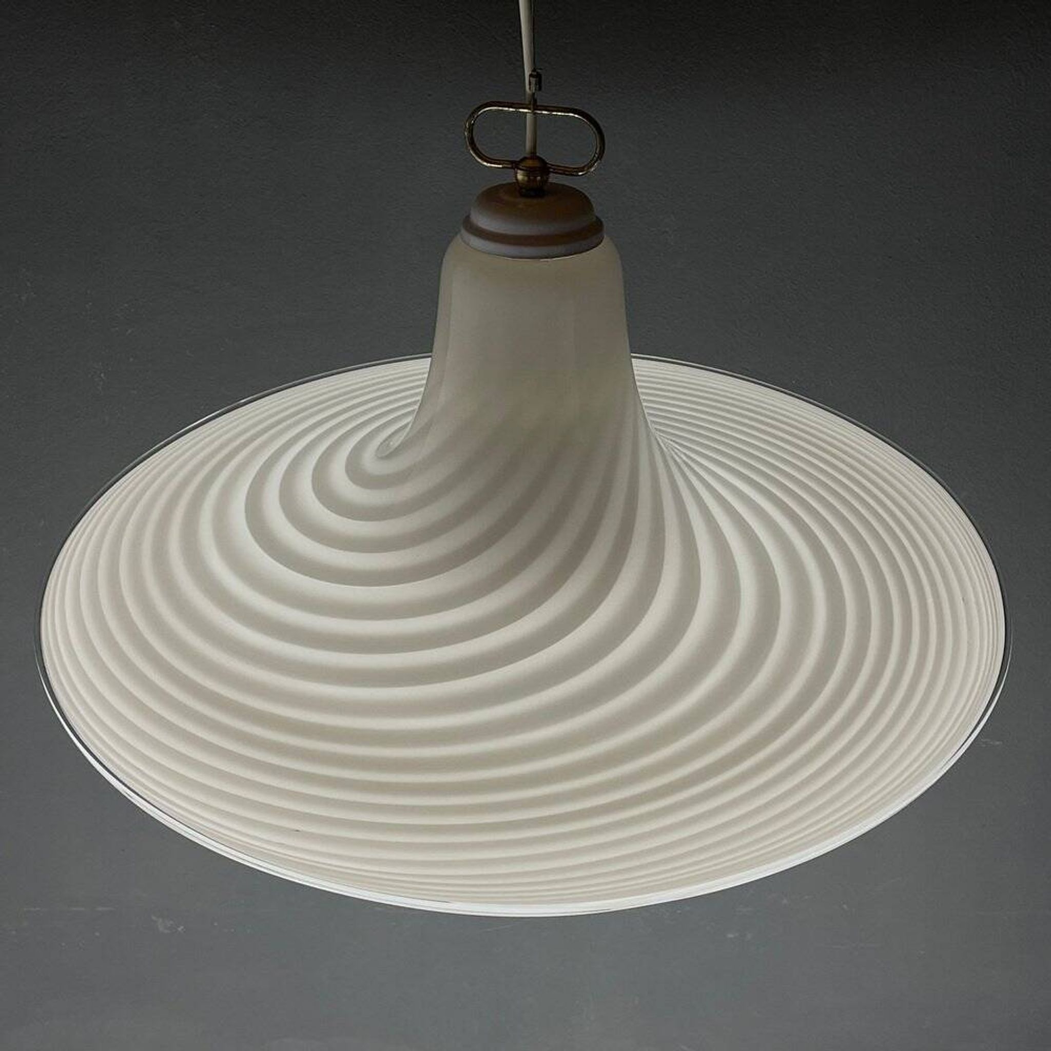 Murano glass pendant lamp Tourbillon by Vetri Murano, Italy, 1970s