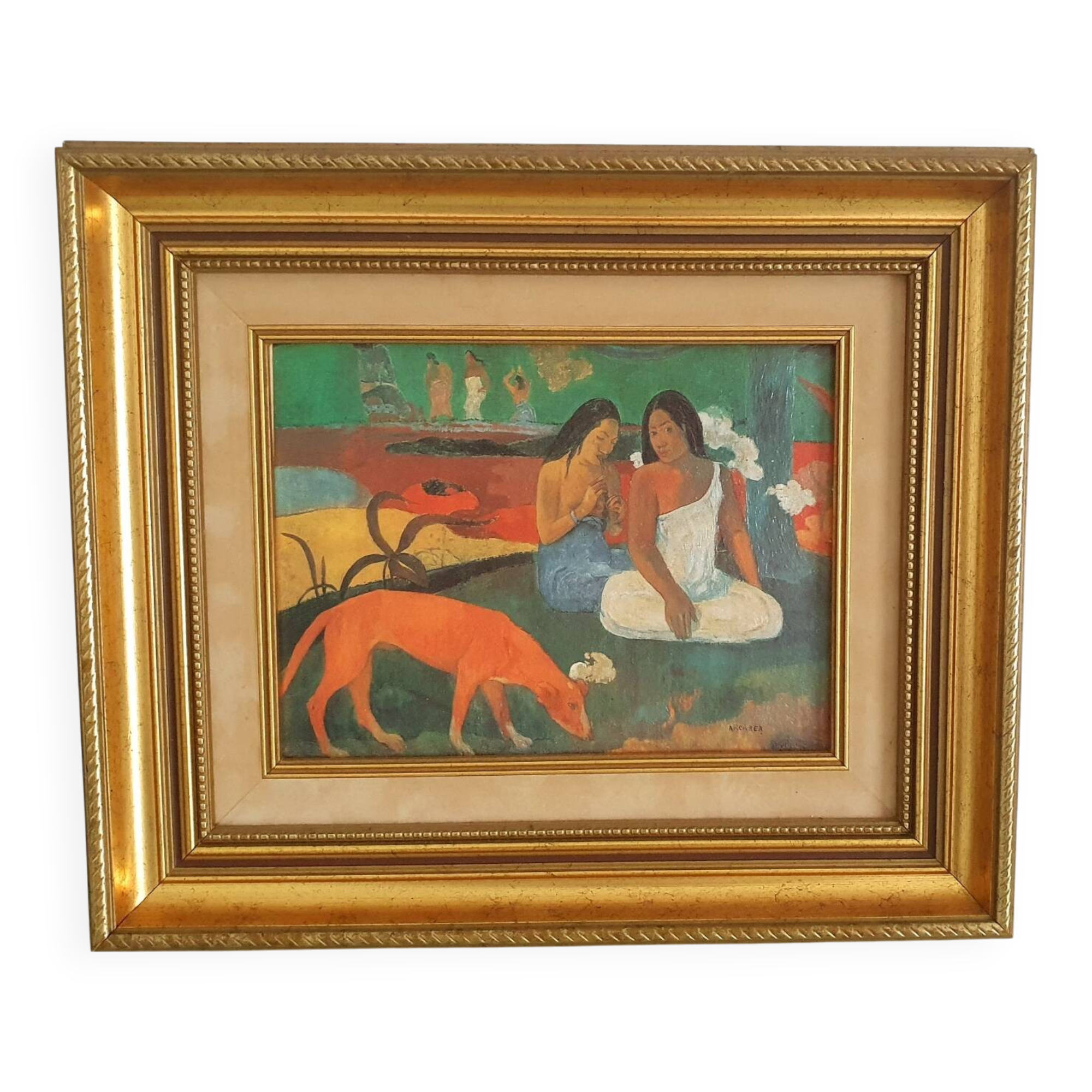 Reproduction on canvas - Arearea by Paul Gauguin