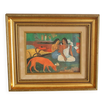 Reproduction on canvas - Arearea by Paul Gauguin