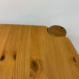 table à manger extensible en bois de pin, Rainer Daumiller, années 1970