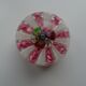 Murano paperweight millefiori and latticino twisted ribbons