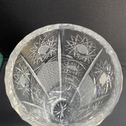 Vase en cristal taillé – milieu xxème