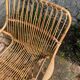 Vintage rattan armchair