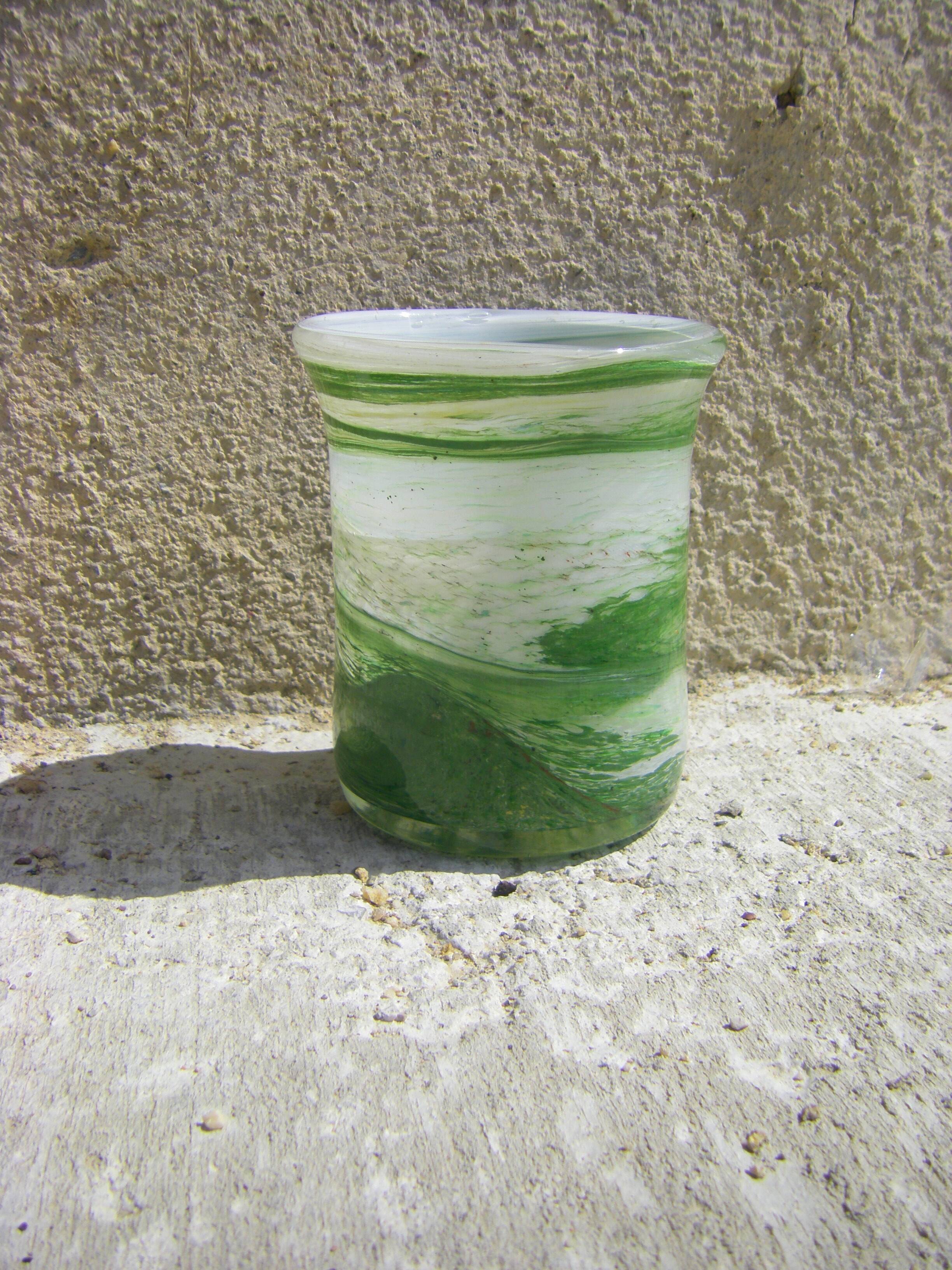 Porte-crayons en pate de verre