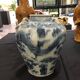vase ming en porcelaine bleu blanc