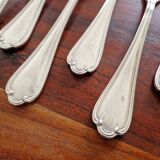 Ercuis - Set of 11 Sully table forks - silver-plated metal