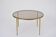 Golden circular Mid-Century Modern Brass coffee table by Vereinigte Werkstätten