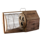 Cage à écureuil, 19ème siècle, bois et métal