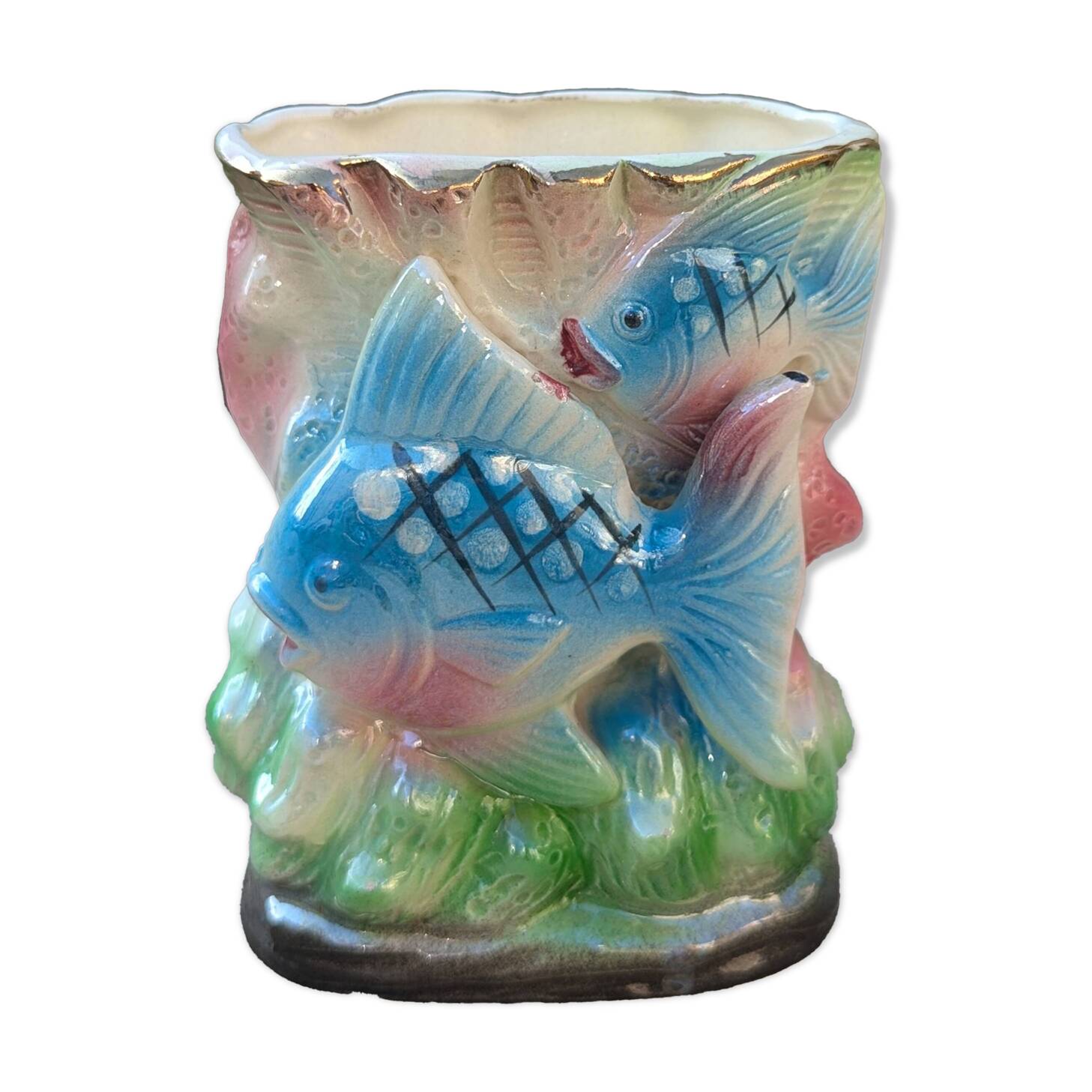 Kitsch vase fish