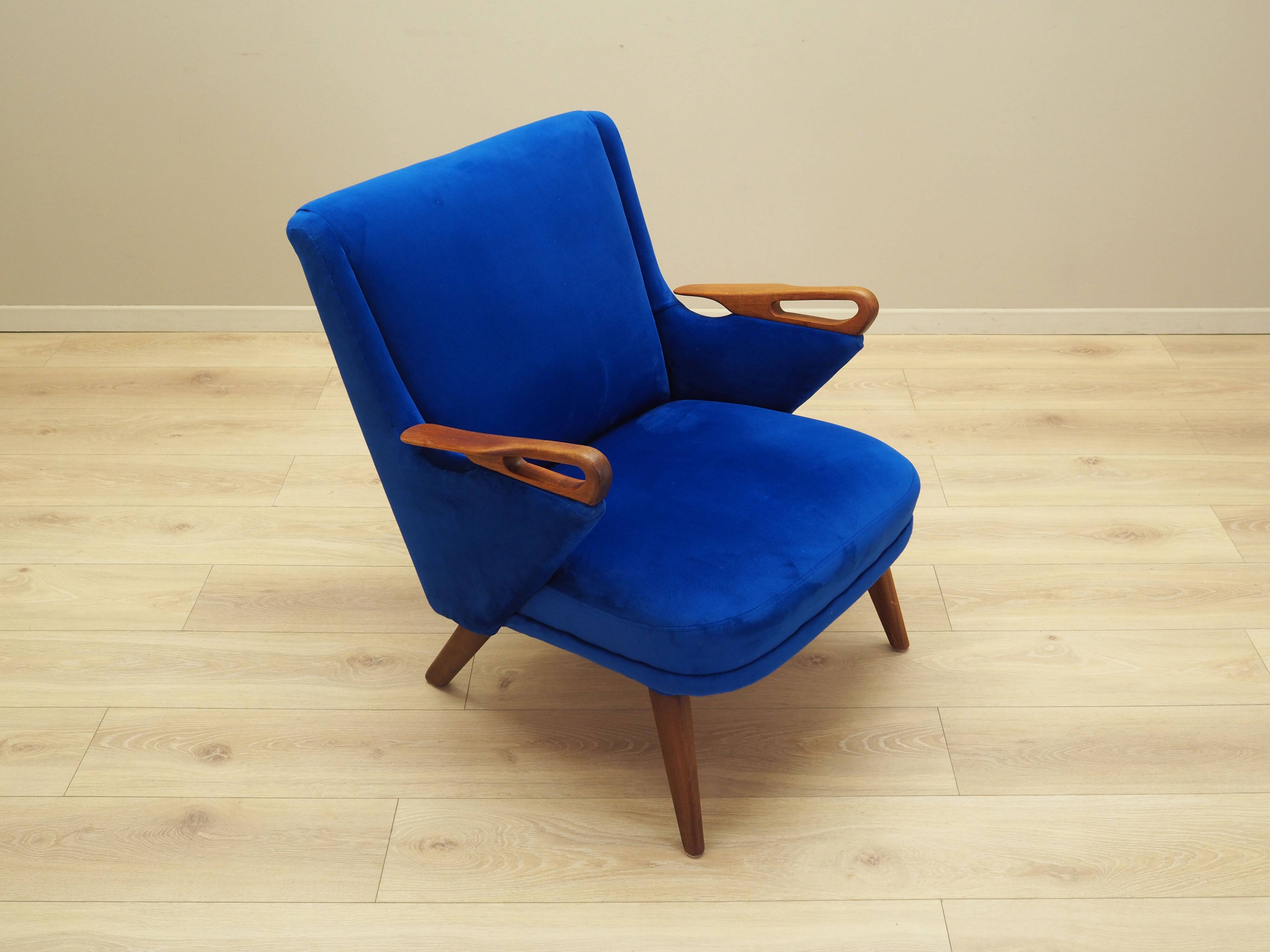 Blue living room set, Danish design, 1960s, designer: Chresten Findahl Brod