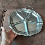 Stainless steel rotating dish