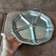 Stainless steel rotating dish