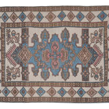 Vintage soft color turkish oushak rug 175 x 244 cm