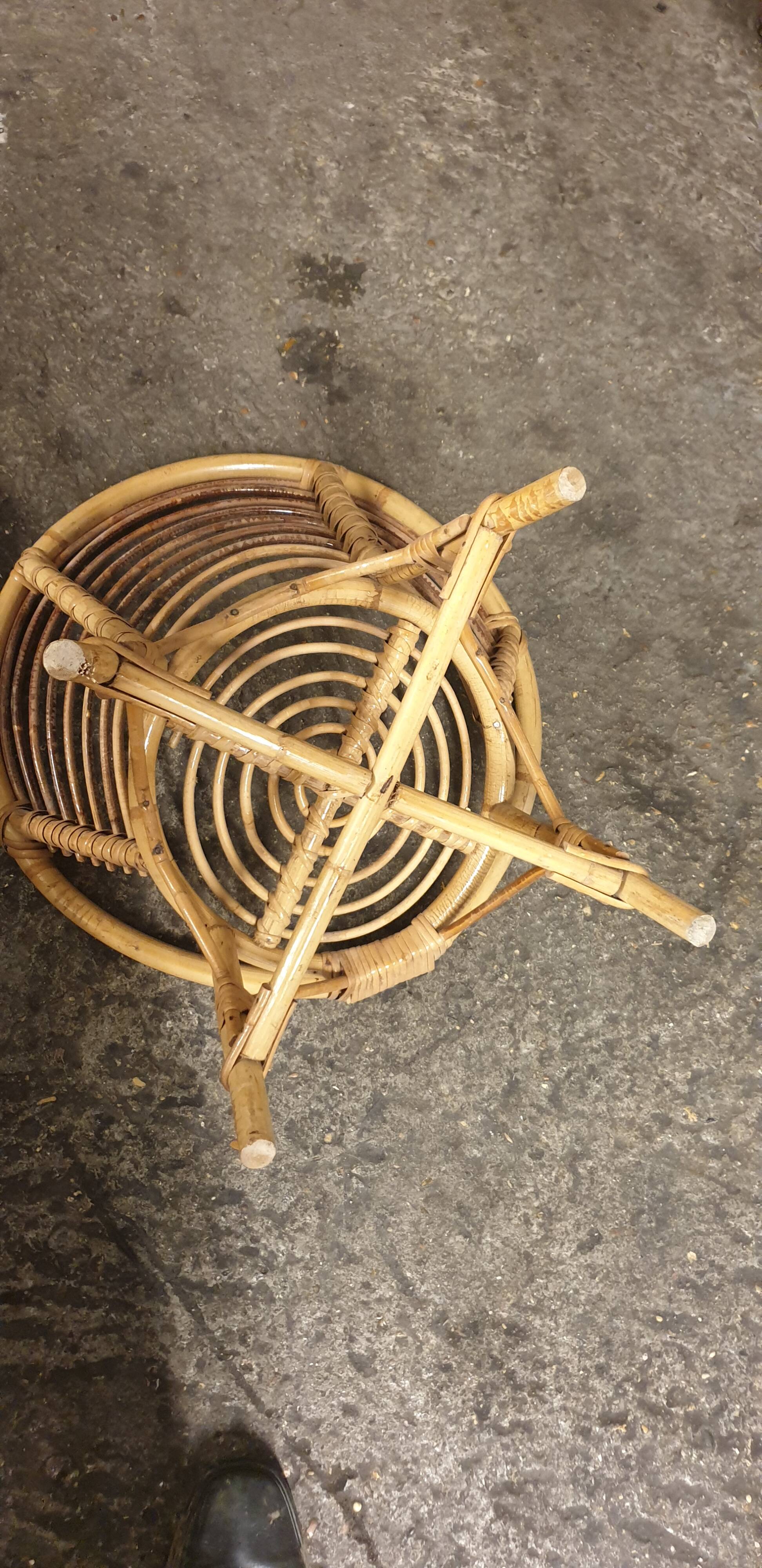 Fauteuil rotin enfant