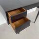 Vintage 1950s Italian Vanity/Desk with Mirror, in Solid Wood, Gio Ponti Style