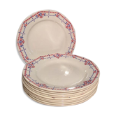 10 dinner plates CM Paris suite