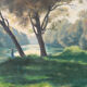 Bord de Marne, huile sur toile signé Albert Mauguiere 1875-1968