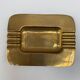 Art Deco ashtray in solid brass