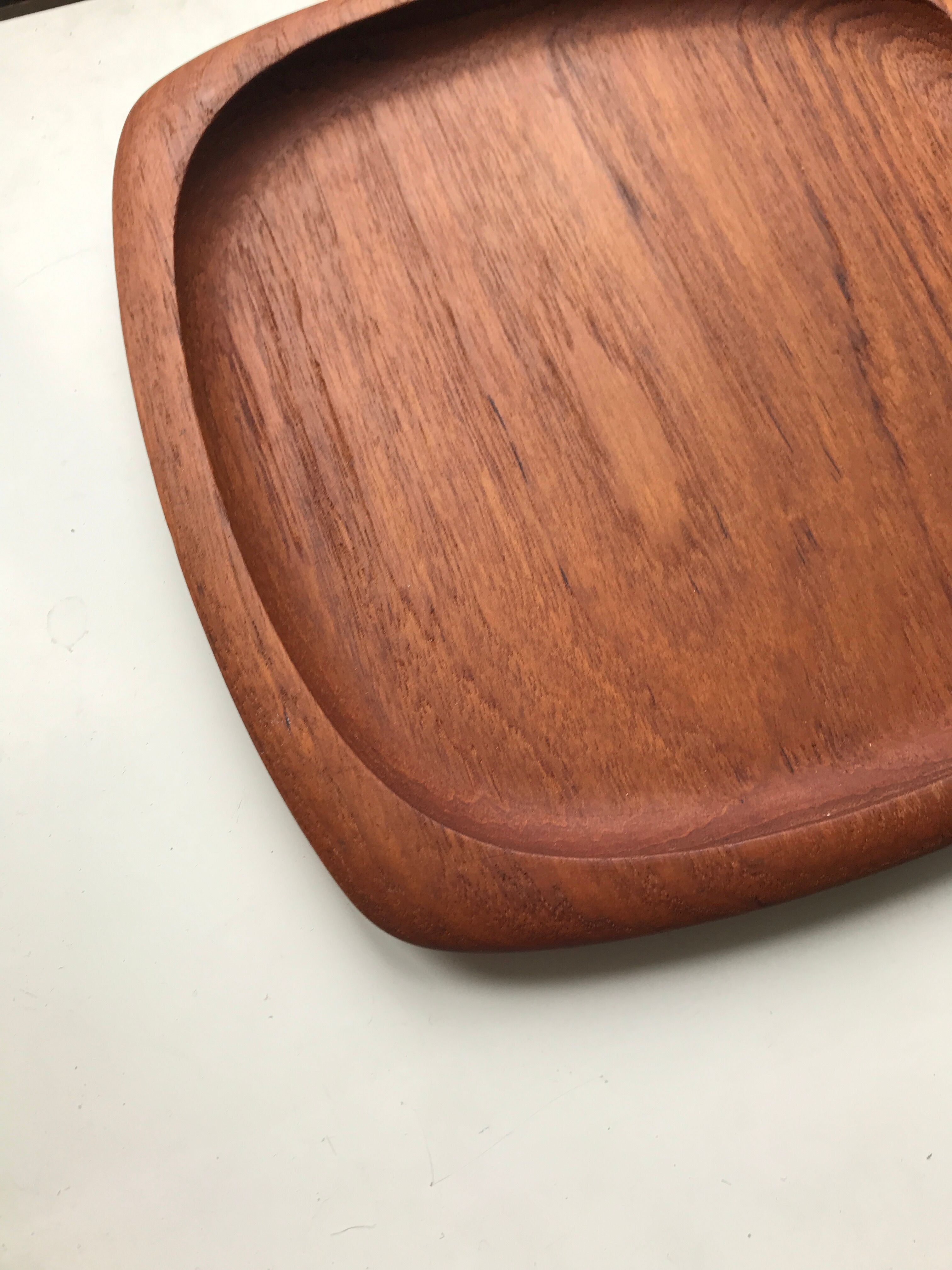 Norwegian design teak tray