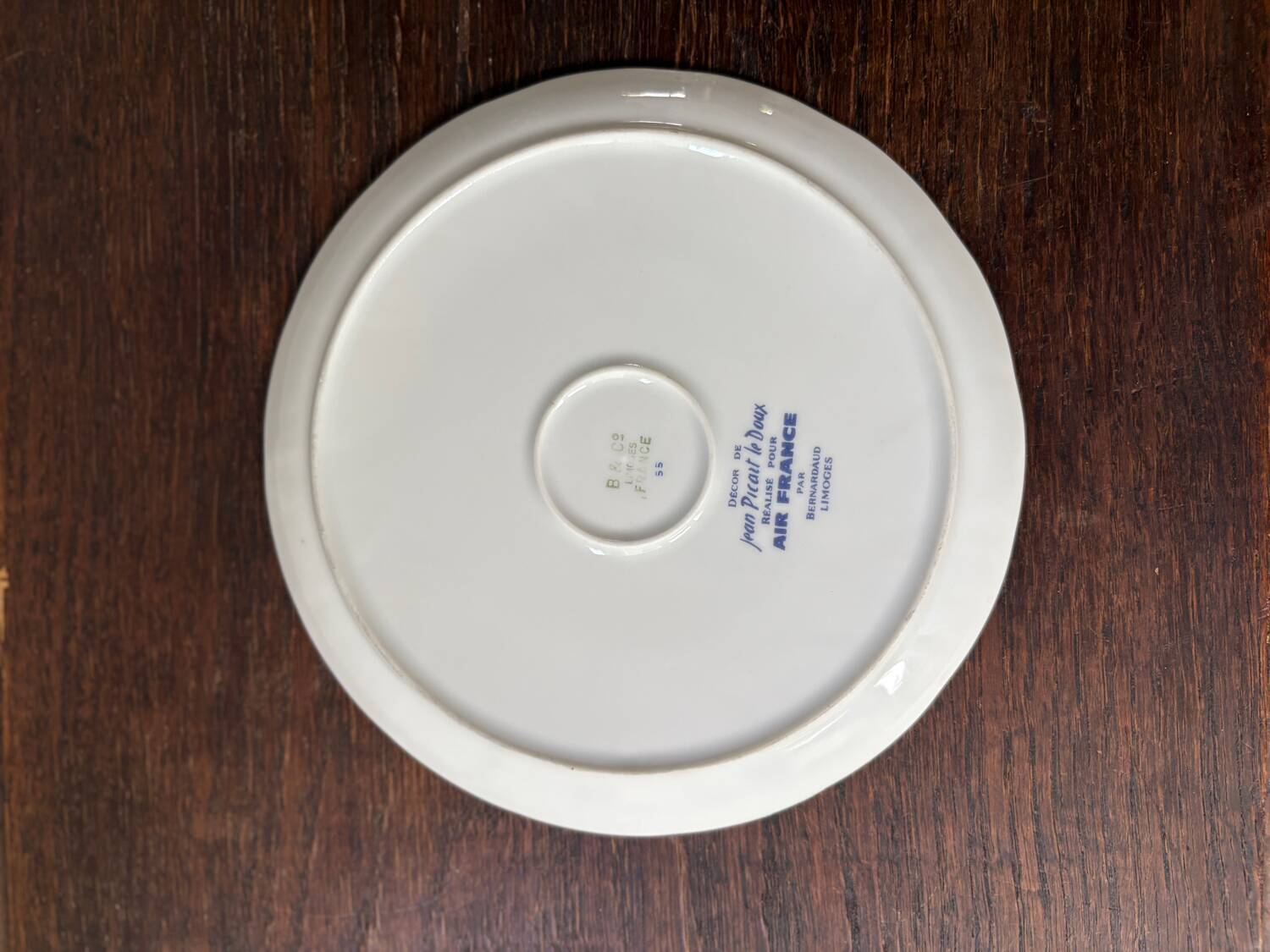 Assiette vintage Jean picart Ledoux pour Air France