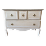 Solid wood chest of drawers with 4 drawers