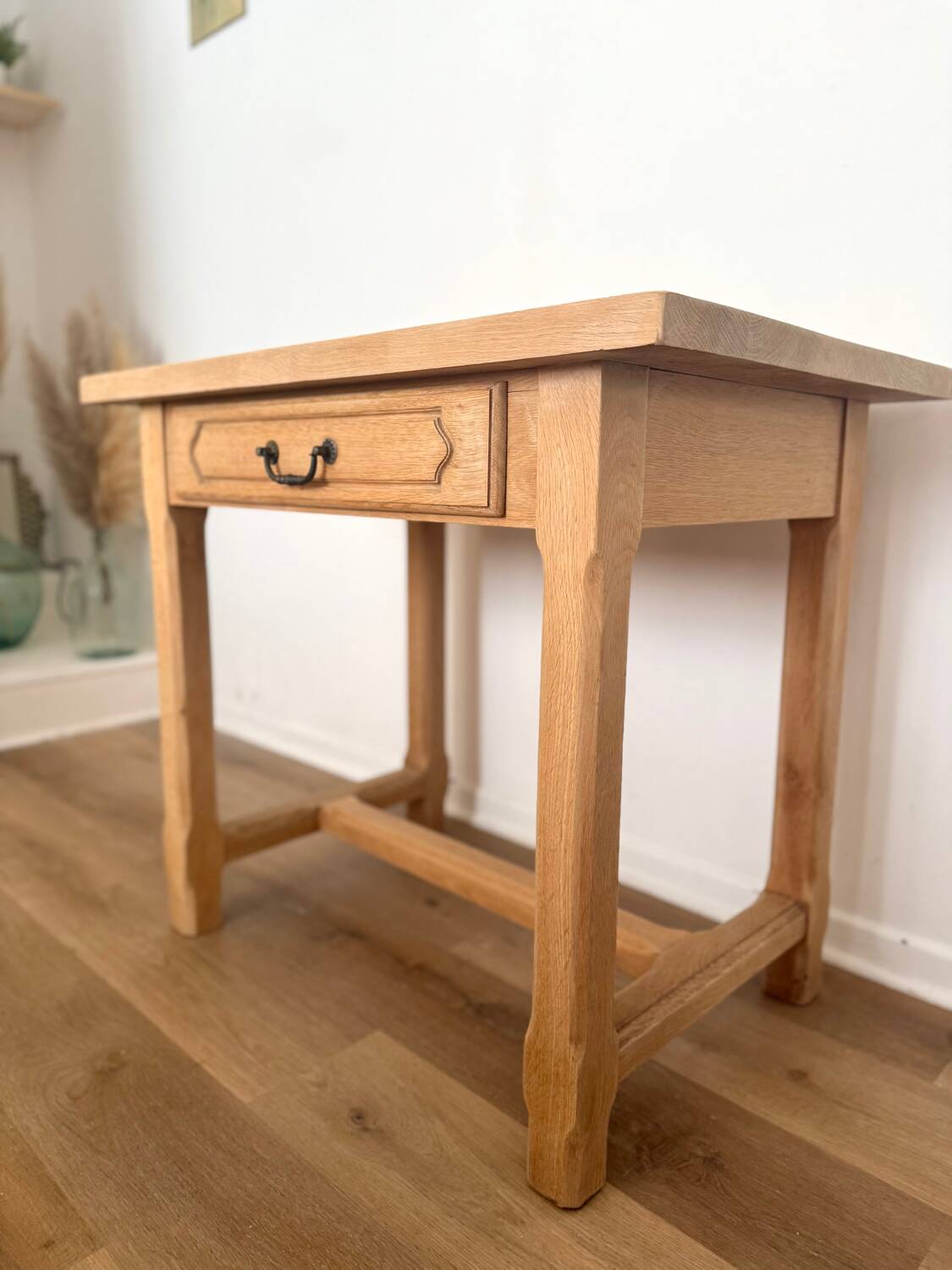 Small oak farmhouse table