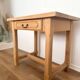 Small oak farmhouse table