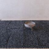 Tapis Noir à pois - 304 x 225 cm