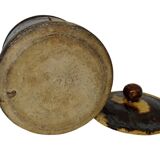 Pichet ancien en faïence française avec couvercle de Dieulefit