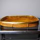 Rattan and brass tray, Italy, 1970