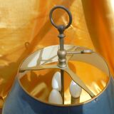 Lampe bouillotte 3 feux abat-jour tole
