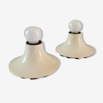 Pair of wall lamps Artemide "Teti" Vico Magistretti