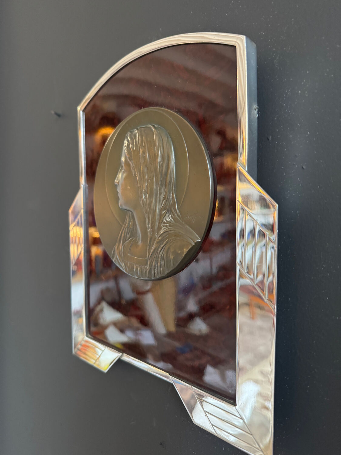 Chrome, Bakelite and Art Deco bronze icon