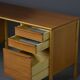 Scandinavian teak & oak desk-sideboard 1950s/60s