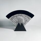 Large Murano glass fan lamp - 1980s Art Deco